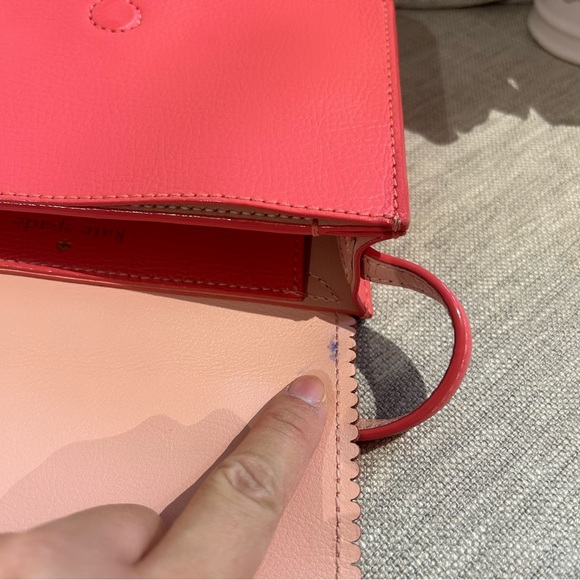 Kate Spade ♠️ Pink Vanderbilt Place Hanni Bow Crossbody bag - Picture 10 of 16